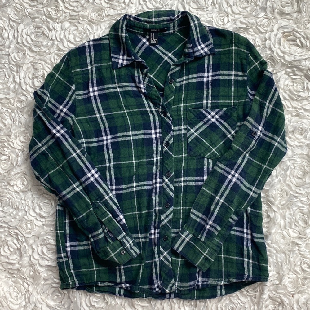 Forever 21 flannel size small